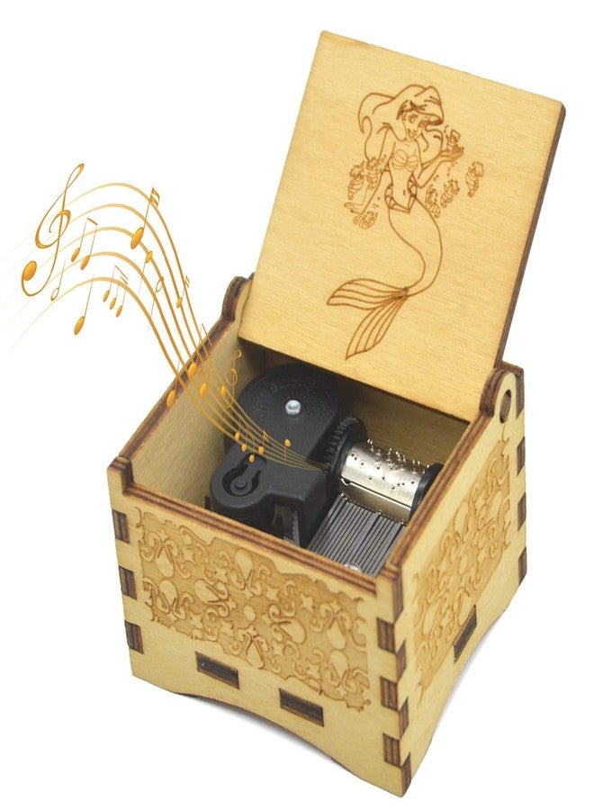 Sooharic Mermaid Music Box, Wind-up Mechanism, Cute Collection, Antique Carved Musicial Box Crafts (Wind-up) - Image 1